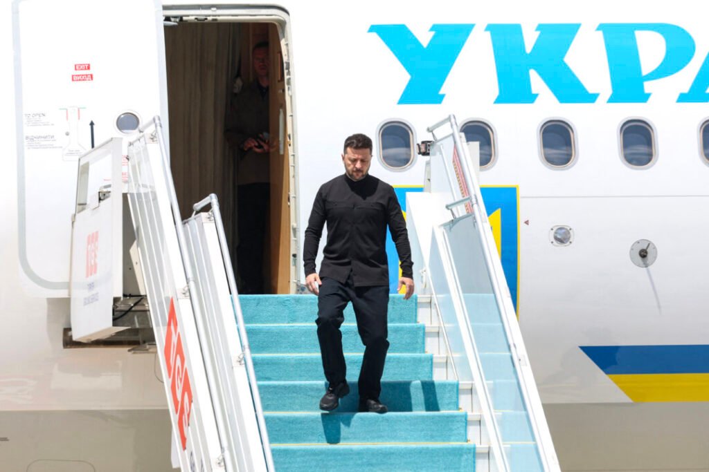 Zelenskyy’s Plane Nearly Hit by Drone, Norwegian Prime Minister Says