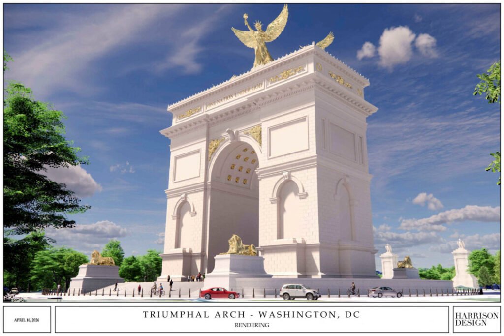 Trump Says Planned Triumphal Arch Will Double as Military Complex