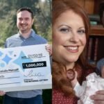 In 2019, a Thornbury couple won £1 million on EuroMillions while Natalie was eight months pregnant; days later, daughter Poppy arrived about a month early: ‘She wanted to join us for it all’