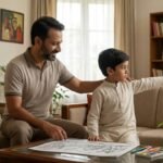 Psychology says children who immediately change the subject after being praised may have complicated feelings about attention