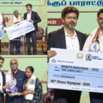 Gukesh, Praggnanandhaa get Rs 15 lakh each as Tamil Nadu awards Rs 60 lakh to Chess Olympiad medallists | Chess News