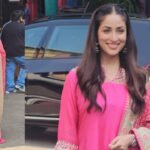 Yami Gautam gives pink a festive twist in embroidered Chanderi suit, keeps her makeup fuss-free