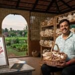 After completing his master’s in France, Bengaluru’s Prithviraj rejected job offers in Paris and returned home; an experiment with ₹180 of mushroom spawn has grown into a 4,000-bag operation |