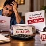 Man skipped filing ITR and got tax notice so he declared Rs 12.9 lakh income; department imposed 200% penalty of Rs 3.99 lakh on taxable amount, but ITAT cancels it