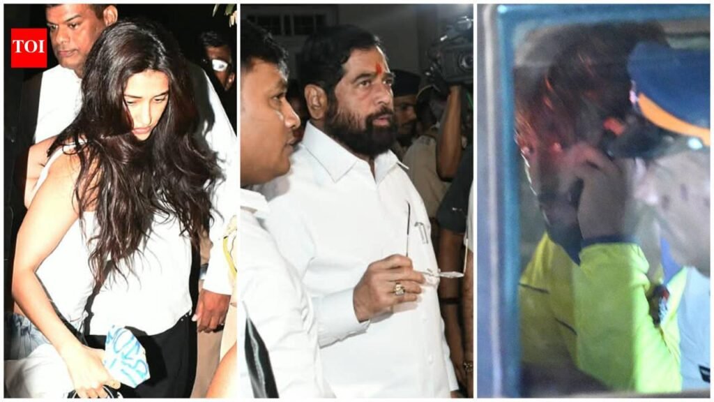 Disha Patani visits Tiger Shroff’s residence after firing incident; Eknath Shinde meets family, condemns attack; Devendra Fadnavis calls actor, assures swift action | Hindi Movie News
