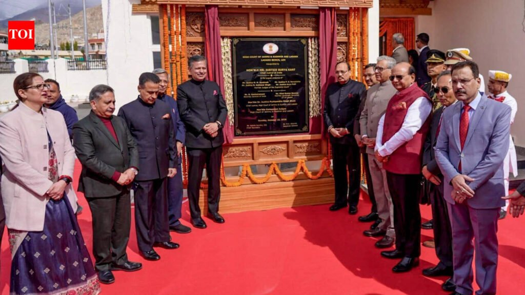 Almost a century after J&K HC was set up, Ladakh gets bench | India News