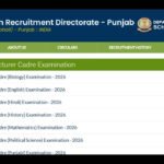 Punjab Lecturer Result 2026: ERD Punjab Lecturer result 2026 declared for 1,013 posts: Check direct link to download subject-wise merit list PDF here